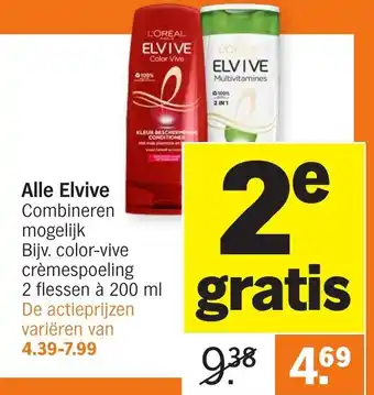 Albert Heijn Elvive 2*200ml aanbieding