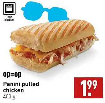 ALDI Panini Pulled Chicken aanbieding