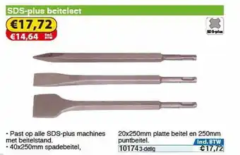 Toolstation SDS-Plus Beitelset aanbieding