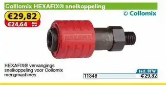 Toolstation Colllomix Hexafix® Snelkoppeling aanbieding