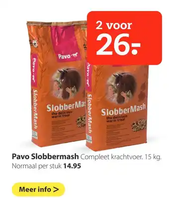 Boerenbond Pavo slobbermash aanbieding