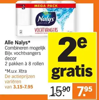 Albert Heijn Nalus 2*8 rollen aanbieding