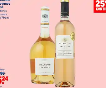 Makro Estandon Provence Rose 750 ml aanbieding