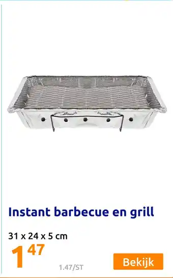 Action Instant barbecue en grill aanbieding