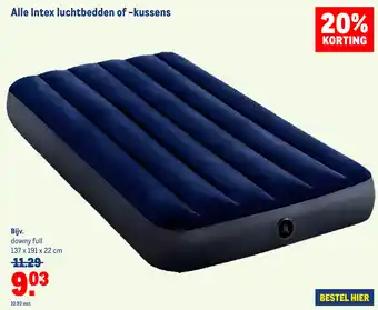 Makro Alle Intex luchtbedden of -kussens aanbieding