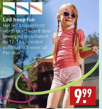 ALDI Led Hoop Fun aanbieding