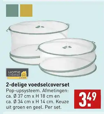 ALDI 2-Delige Voedselcoverset aanbieding