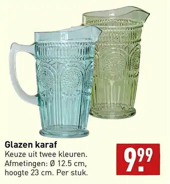 ALDI Glazen Karaf aanbieding