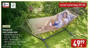 ALDI Hangmat Met Onderstel aanbieding