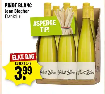 Dirck 3 Jean Biecher Pinot Blanc 75 cl aanbieding