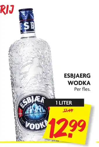 Dekamarkt Esbjaerg vodka 1L aanbieding