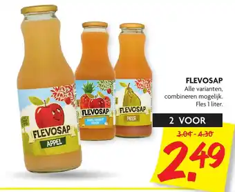 Dekamarkt Flevosap 2*1L aanbieding