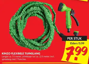 Dekamarkt Kinzo Flexibele tuinslang aanbieding