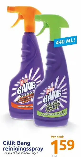 Action Cillit Bang reiningspray 440ml aanbieding