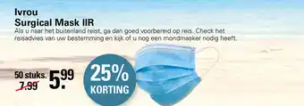 De Online Drogist Ivrou surgical mask IIR 50 stuks aanbieding