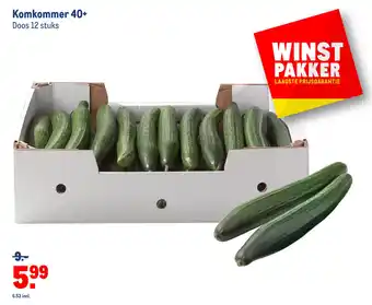 Makro Komkommer 40+ doos 12 stuks aanbieding
