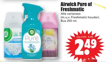 Dirk Airwick Pure of Freshmatic aanbieding
