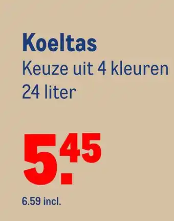 Makro Koeltas aanbieding