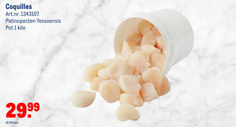 Makro Coquilles aanbieding