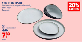 Makro Cosy Trendy servies aanbieding