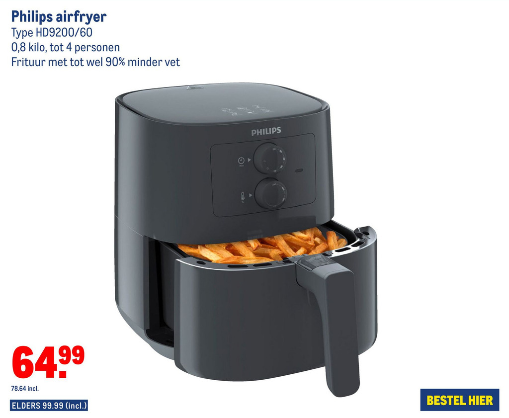 Philips airfryer aanbieding bij Makro