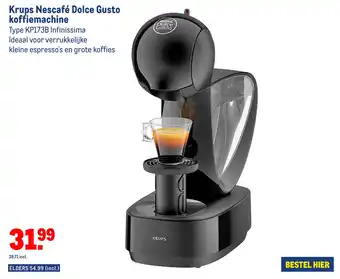 Makro Krups Nescafé Dolce Gusto koffiemachine aanbieding