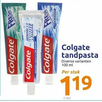 Action Colgate tandpasta 100ml aanbieding