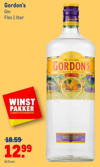 Makro Gordon's aanbieding