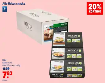 Makro Alle Hekos snacks aanbieding