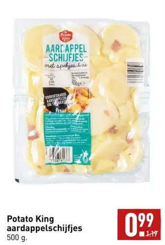 ALDI Potato king aardappelschijfjes 500g aanbieding