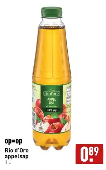 ALDI Rio d'oro appelsap 1L aanbieding