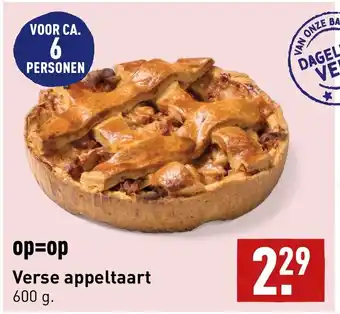 ALDI Verse appeltaart 600g aanbieding