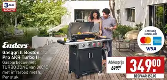 ALDI Enders gasggrill boston pro 4KR turbo II aanbieding