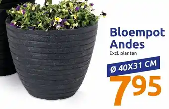 Action Bloempot Andes 40*31 cm aanbieding