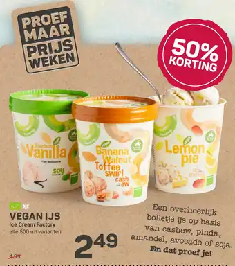 Ekoplaza VEGAN IJS aanbieding