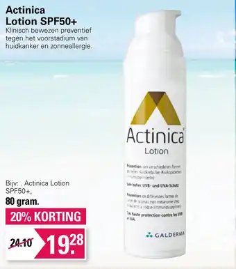 De Online Drogist Actinica Lotion SPF50+ aanbieding