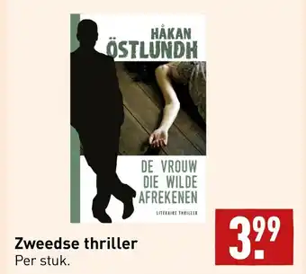 ALDI Zweedse thriller aanbieding