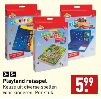 ALDI Playland reisspel aanbieding