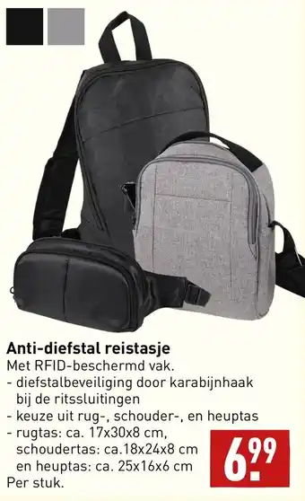 ALDI Anti-diefstal reistasje aanbieding