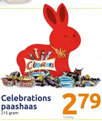 Action Celebrations paashaas 215g aanbieding