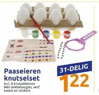 Action Paaseieren knutselset 31-delig aanbieding