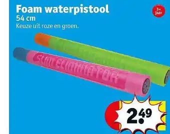 Kruidvat Foam Waterpistool aanbieding