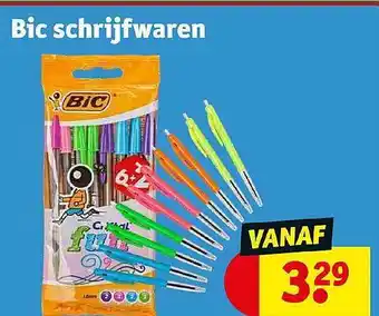 Kruidvat Bic Schrijfwaren aanbieding