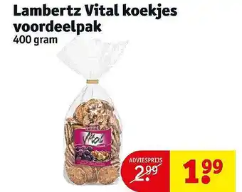 Kruidvat Lambertz Vital Koekjes Voordeelpak aanbieding