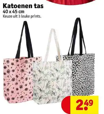 Kruidvat Katoenen Tas aanbieding