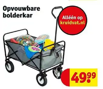 Kruidvat Opvouwbare Bolderkar aanbieding