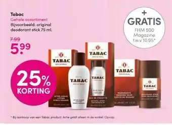 Drogisterij Visser Tabac aanbieding