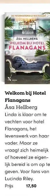 BookSpot Welkom Bij Hotel Flanagans - Åsa Hellberg aanbieding