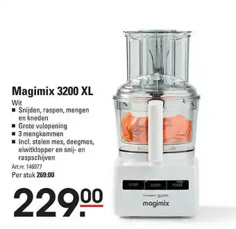 Sligro Magimix 3200 XL Wit aanbieding