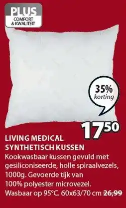 Jysk Living medical synthetisch kussen aanbieding